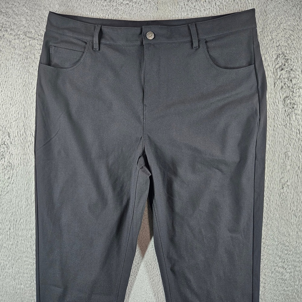 Fabletics Mens Only Pant Black Performance 5-Pocket Active Trousers 36x32 - Picture 2 of 10